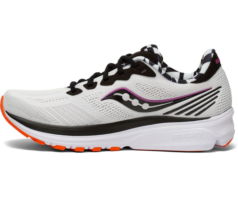 Saucony Ride 14 Women's Running Shoes Grey / Black | Canada 196FDNM